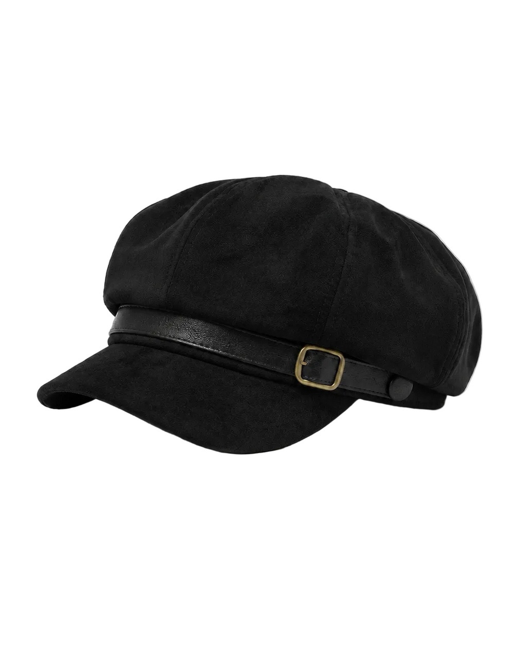Vintage Suede Buckle Casquette【3colors】