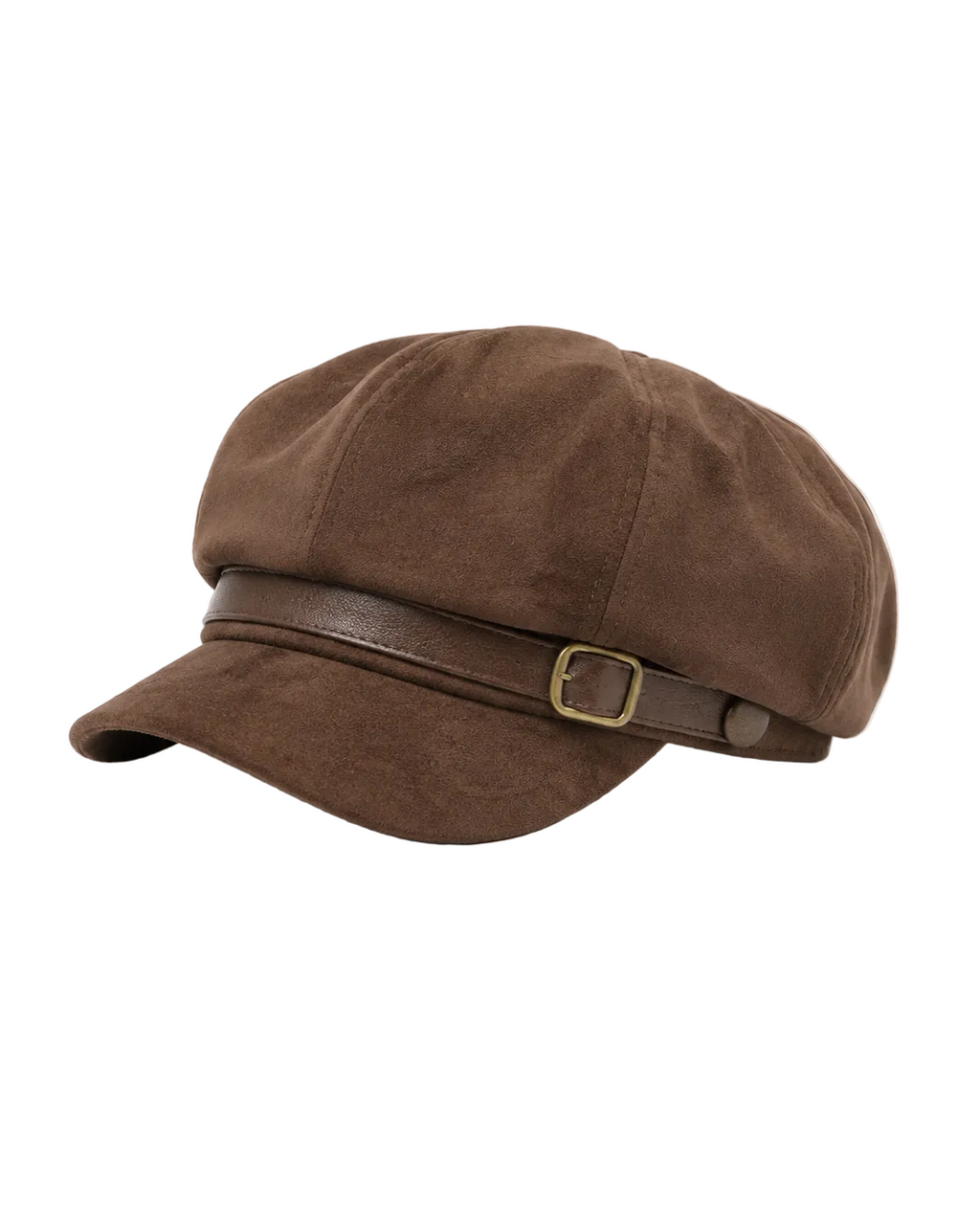 Vintage Suede Buckle Casquette【3colors】