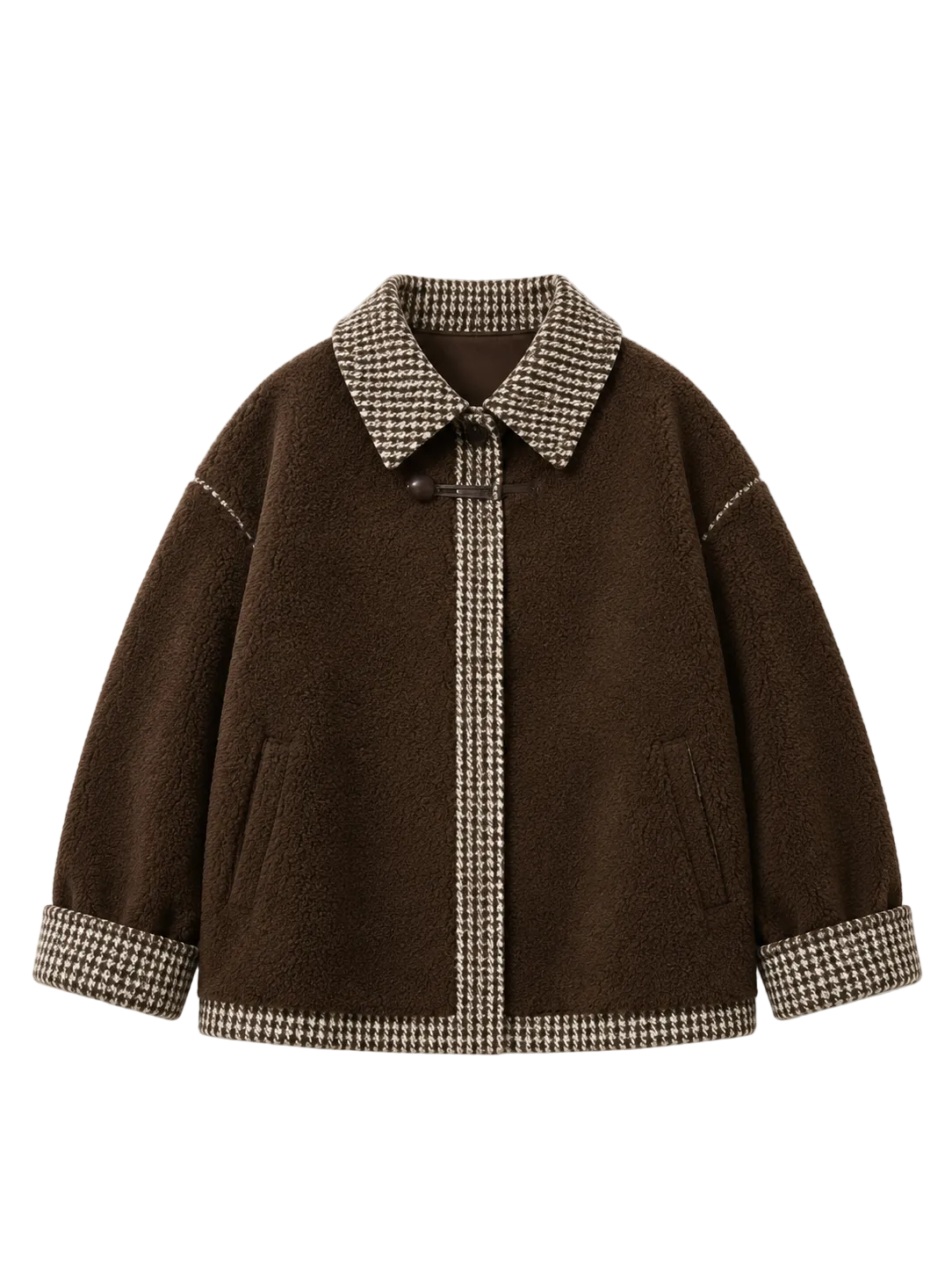 Vintage Check Boa Jacket