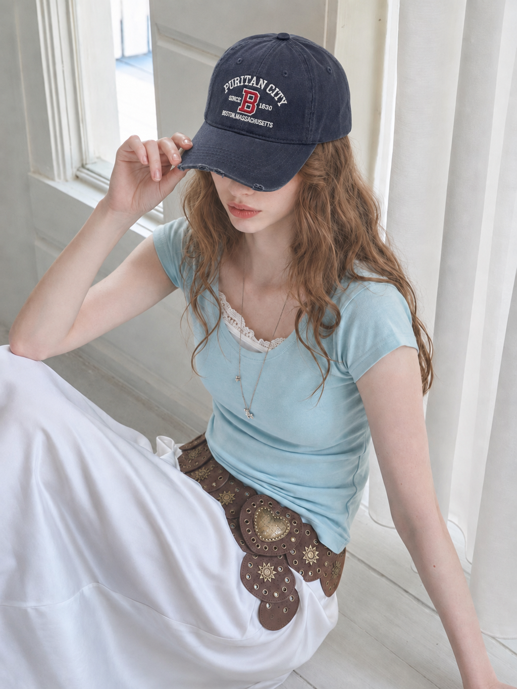 Boston Vintage Cap 【8colors】