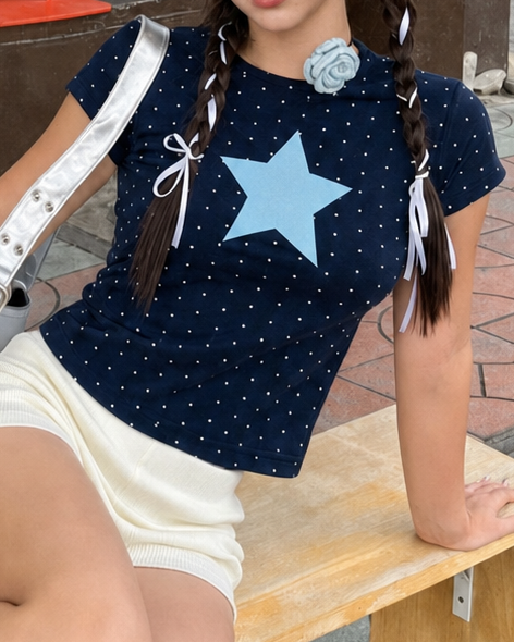 Star Dot Slim Fit Tee