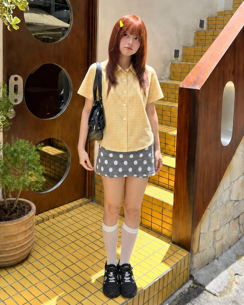 Honey Gingham Blouse