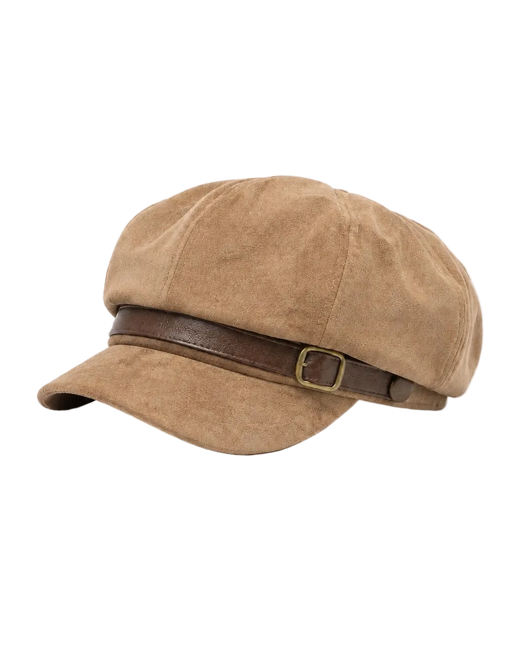Vintage Suede Buckle Casquette【3colors】