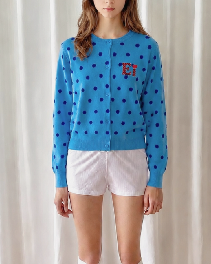 Retro Pop Dot Cardigan