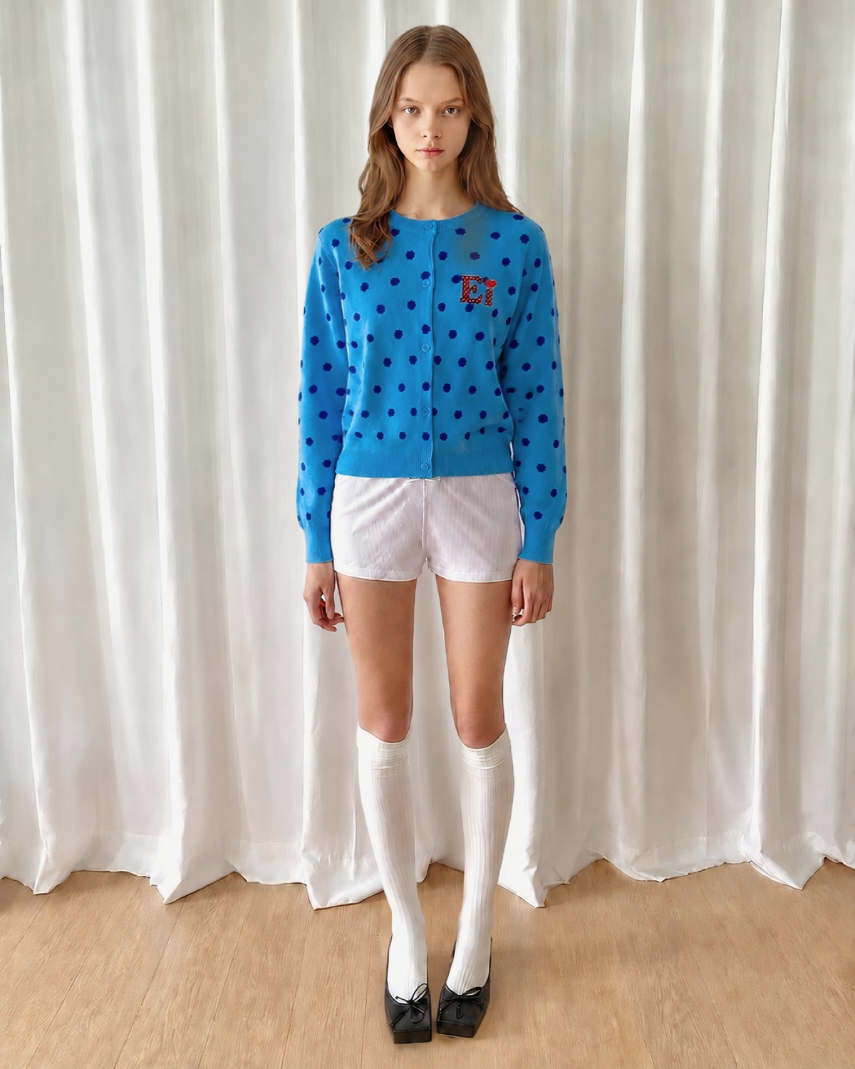 Retro Pop Dot Cardigan