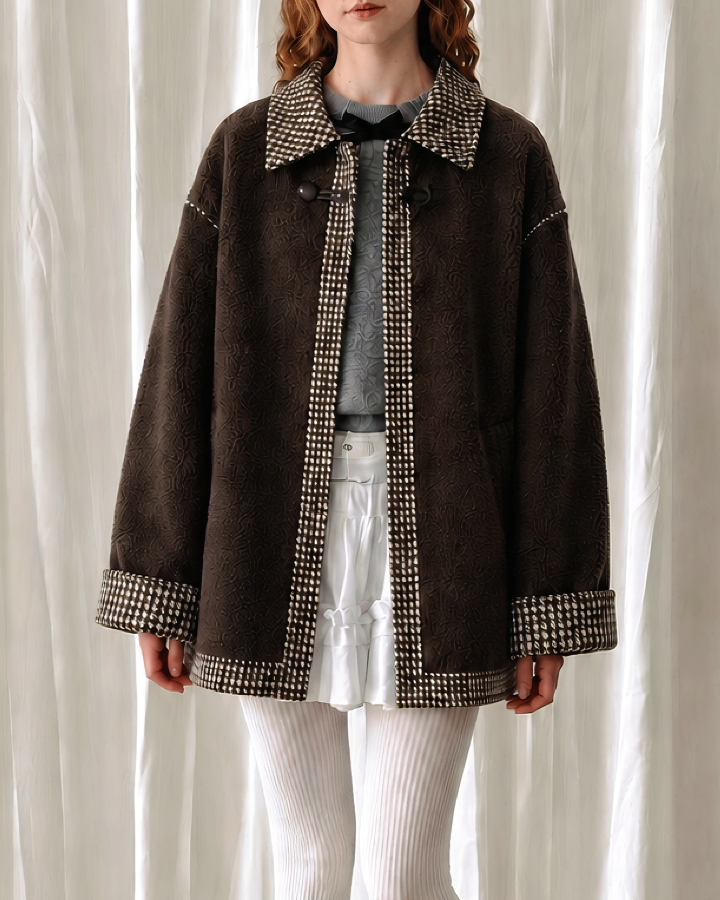 Vintage Check Boa Jacket