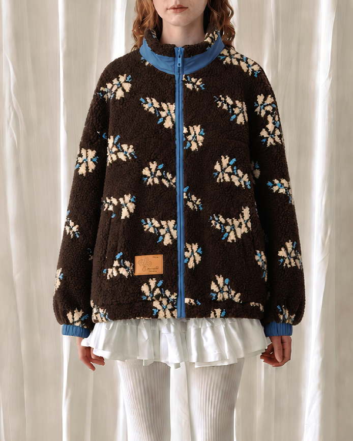 Vintage Bloom Boa Jacket