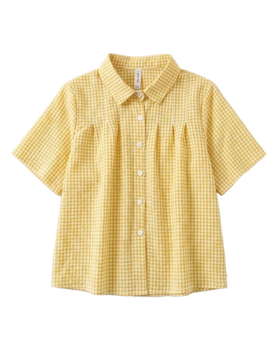 Honey Gingham Blouse