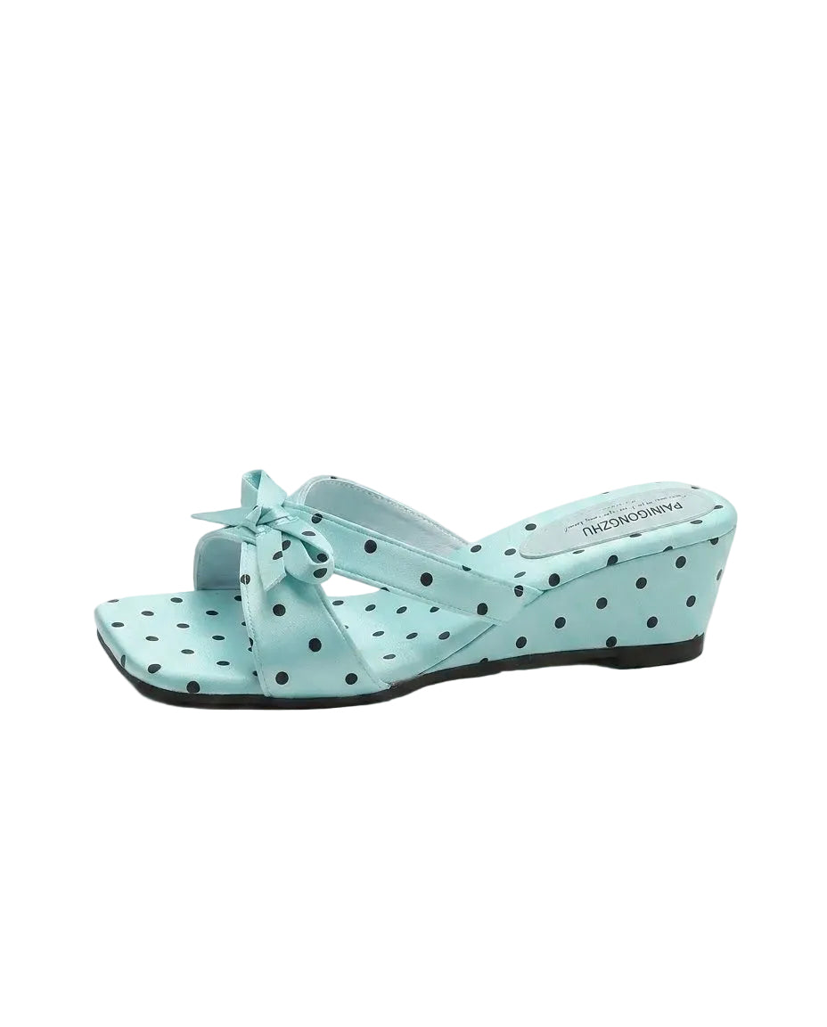 Mina Polka Sandals 【2colors】