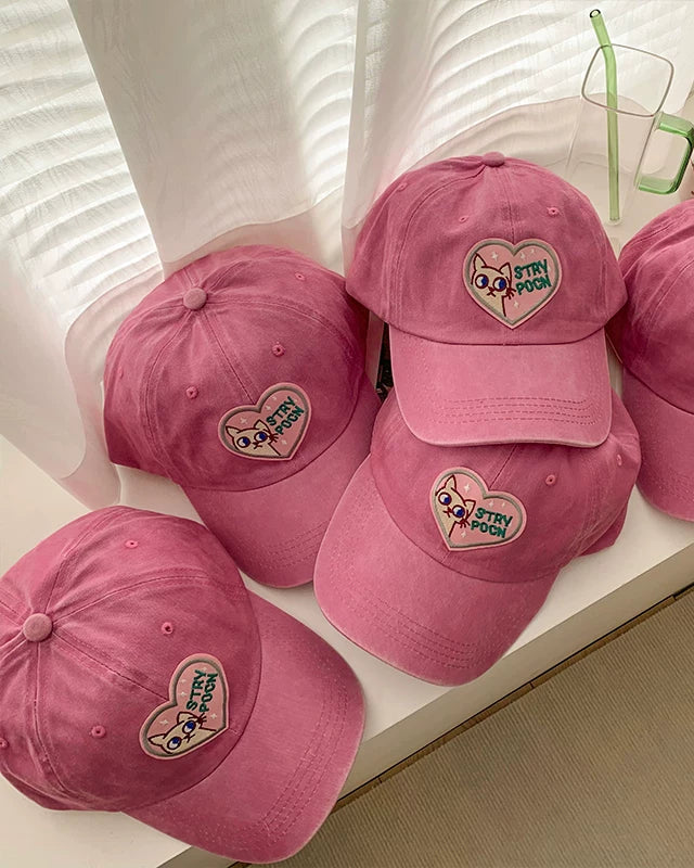 Lucky Heart Cat Cap