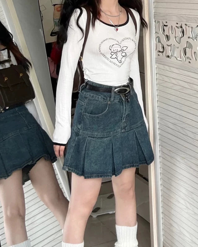 Campus Denim Skirt