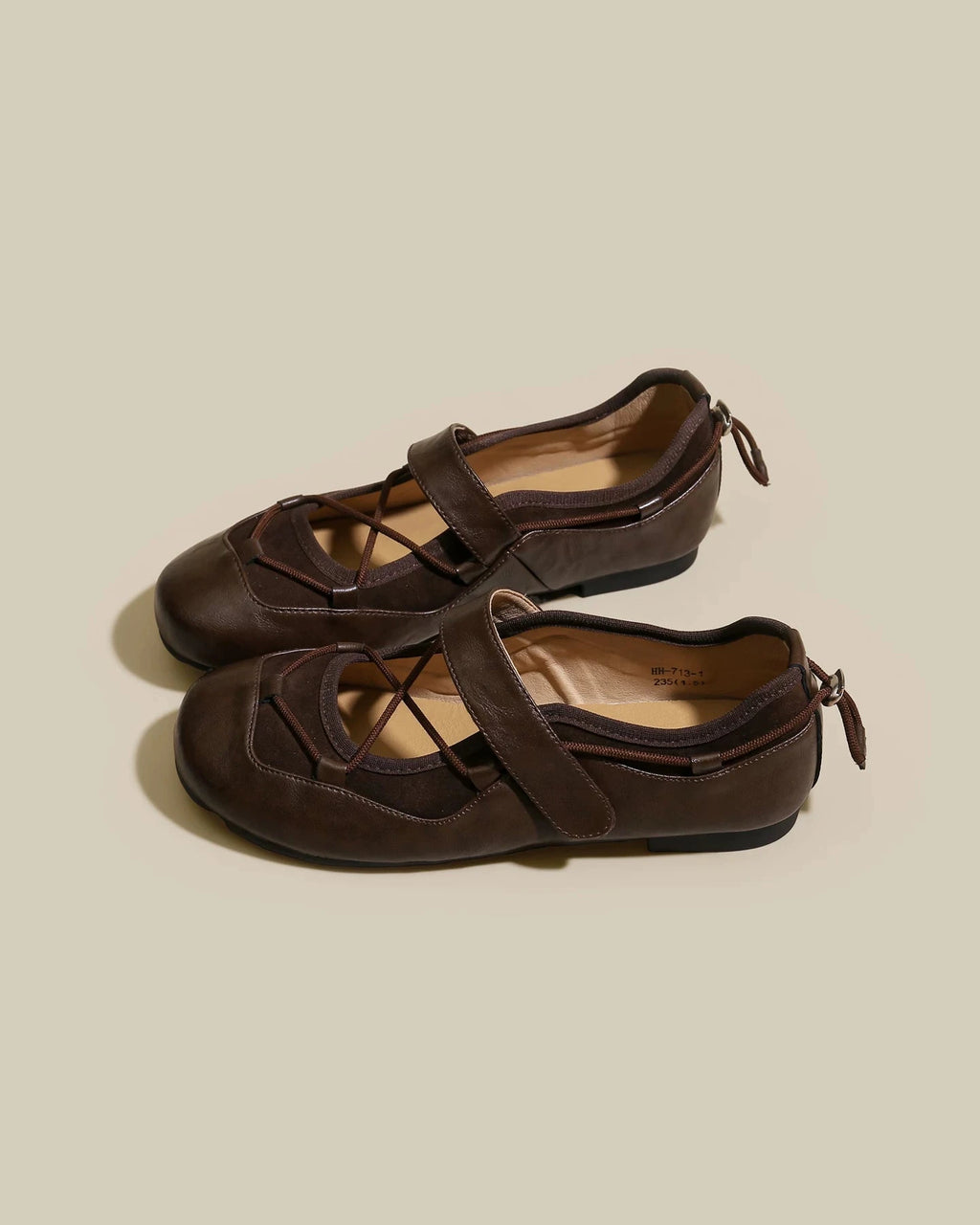 Vintage Cross Strap Mary Jane Shoes