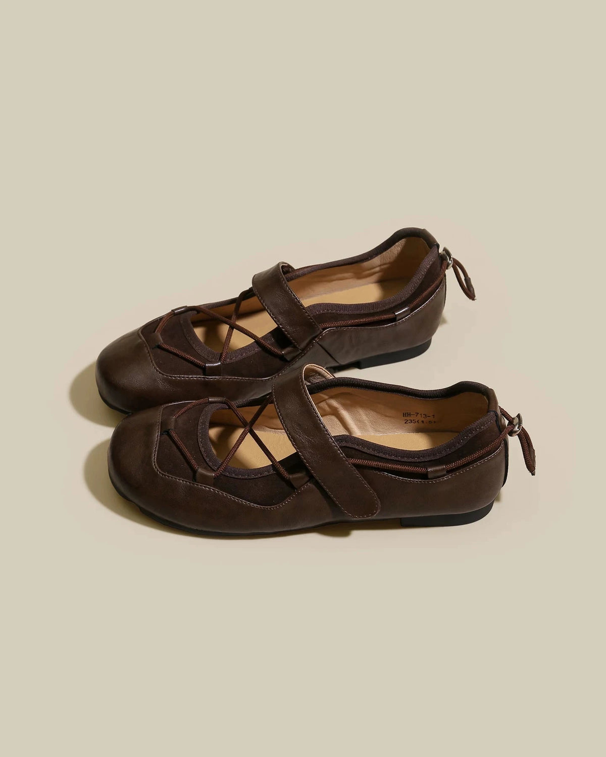 Vintage Cross Strap Mary Jane Shoes