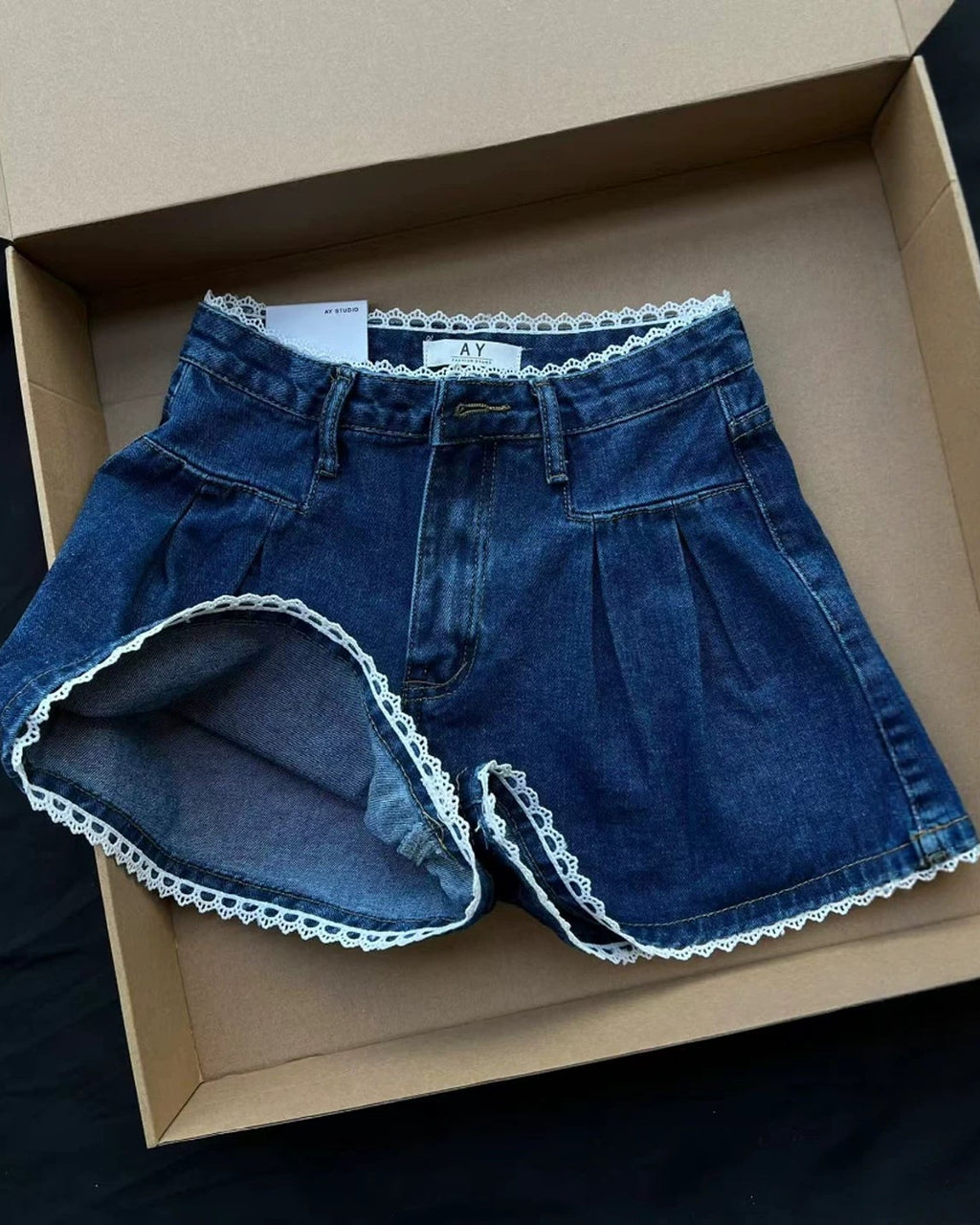 Blue picnic shorts