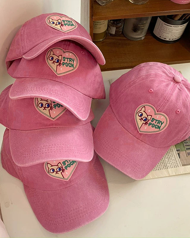 Lucky Heart Cat Cap