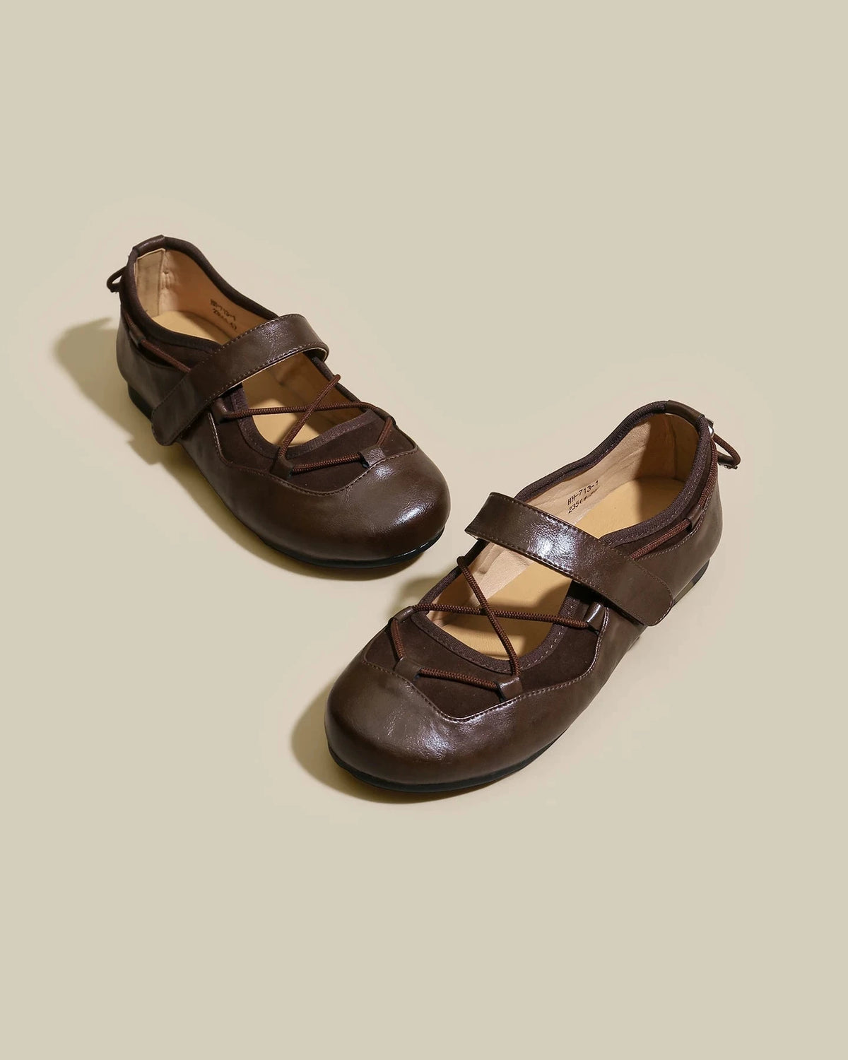 Vintage Cross Strap Mary Jane Shoes