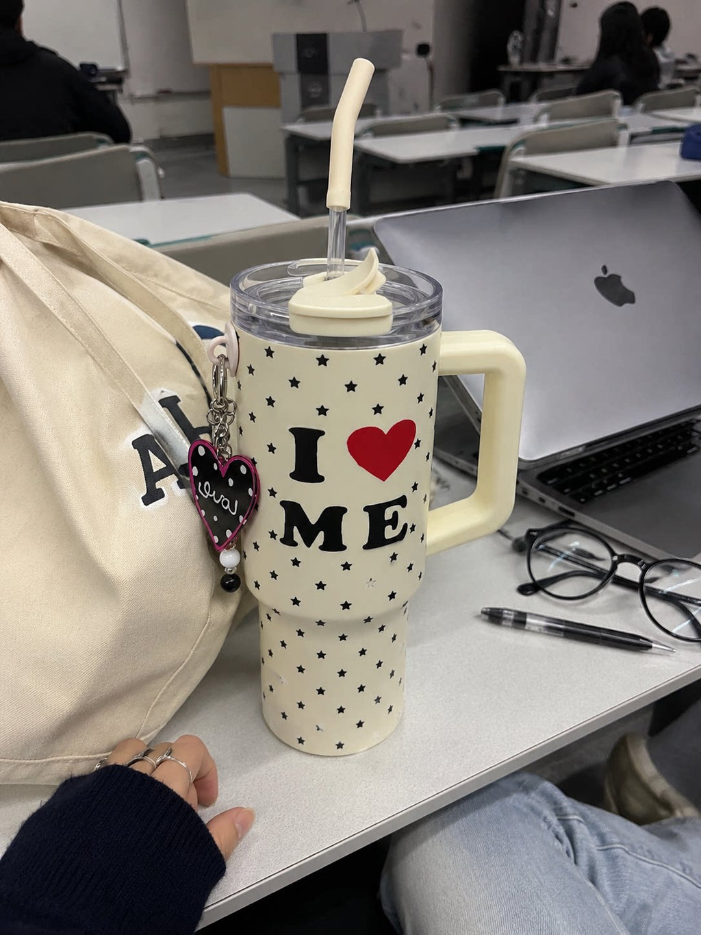 Retro Pop Pattern Tumbler【2colors】