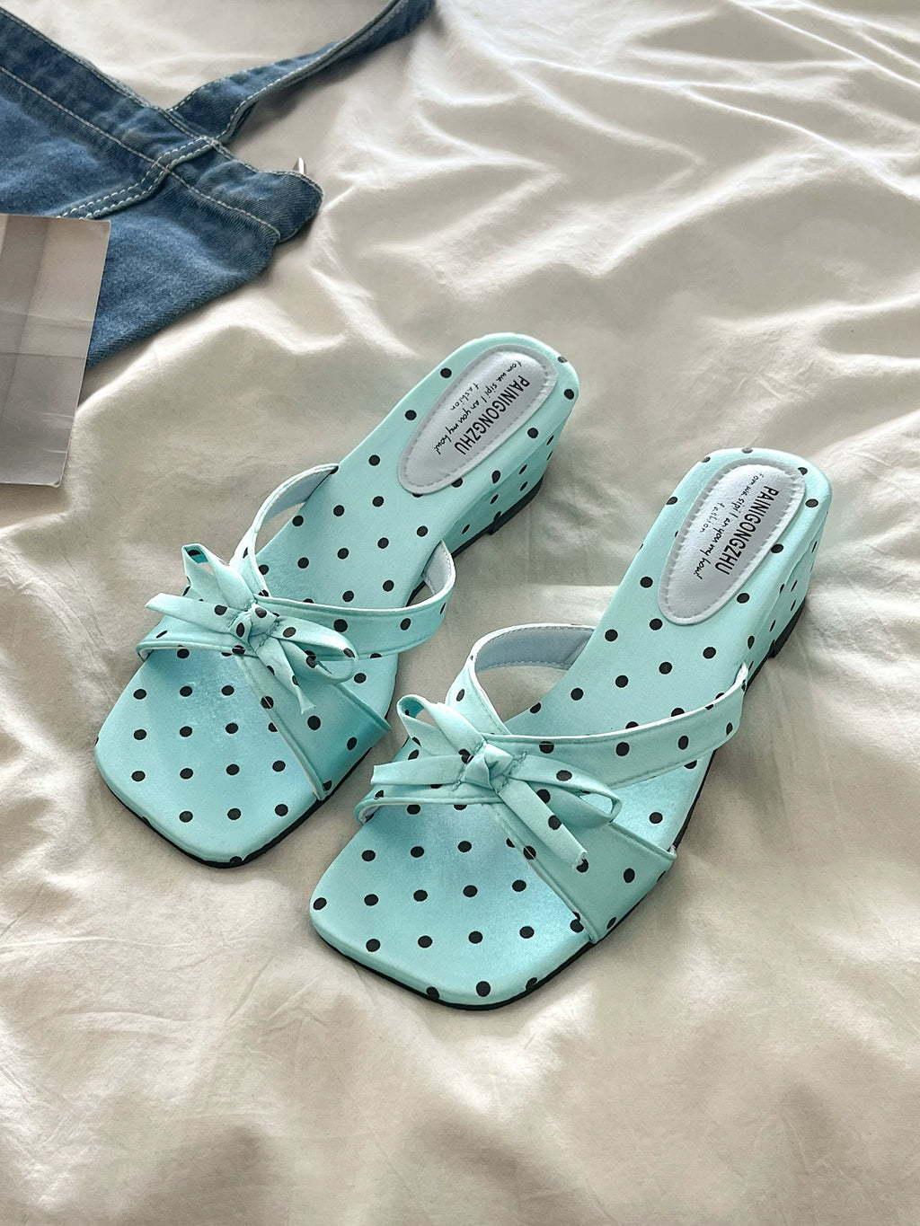 Mina Polka Sandals 【2colors】