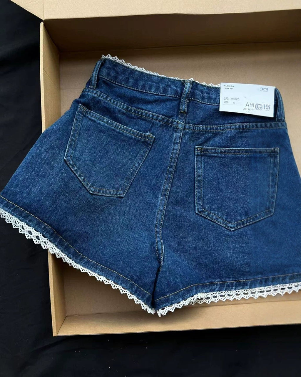 Blue picnic shorts