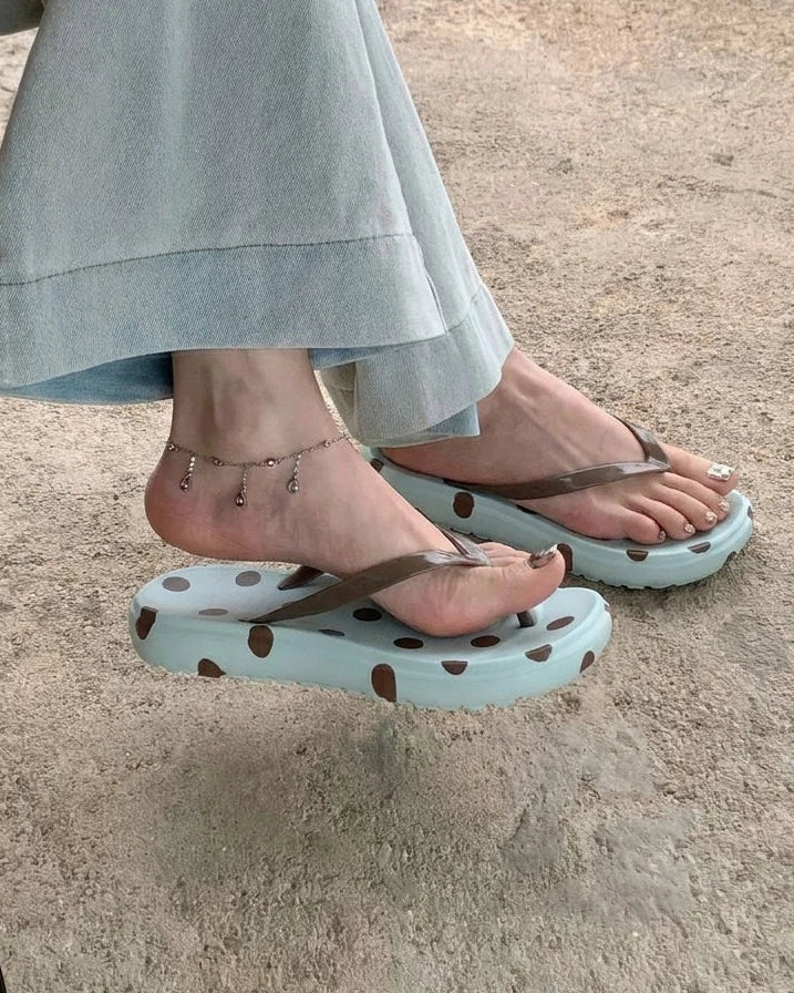 Retro Dot Sandals