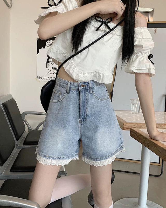 Bluebell Lace Shorts