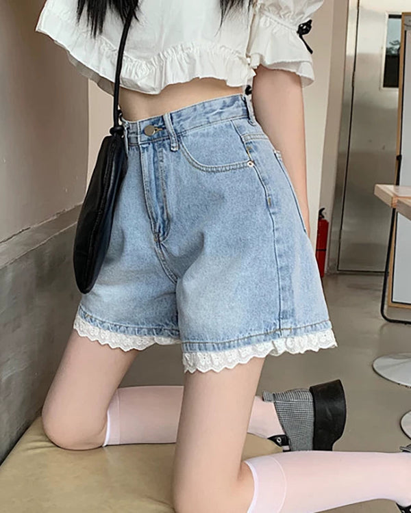 Bluebell Lace Shorts