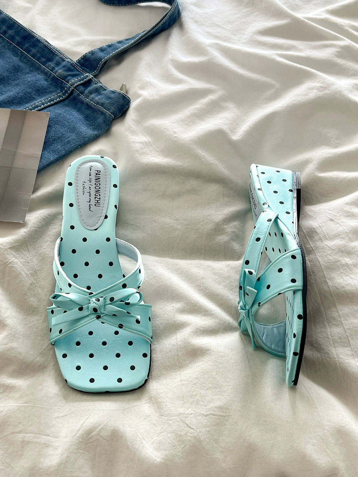 Mina Polka Sandals 【2colors】