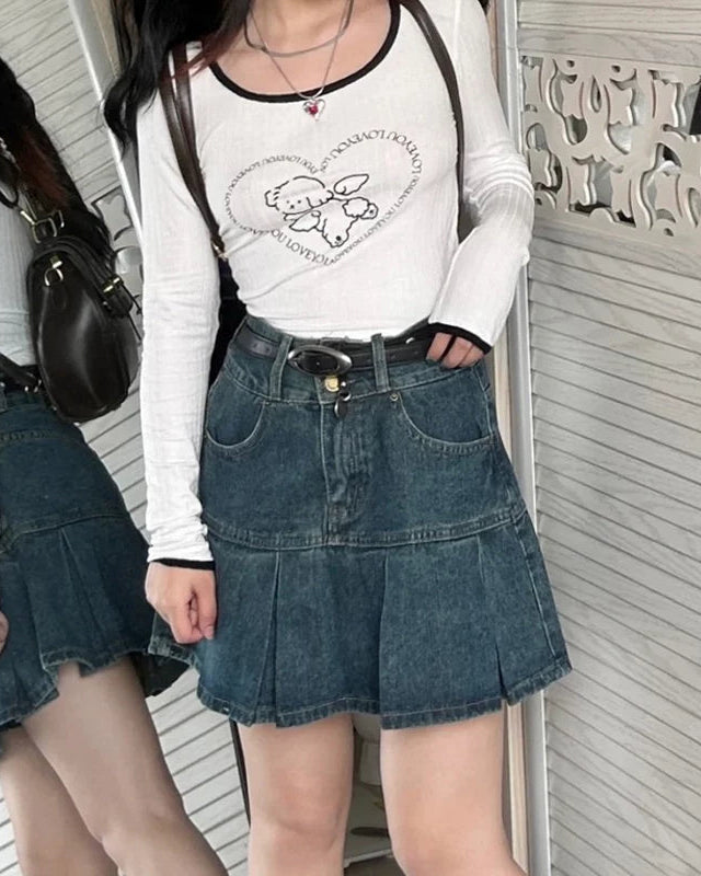 Campus Denim Skirt