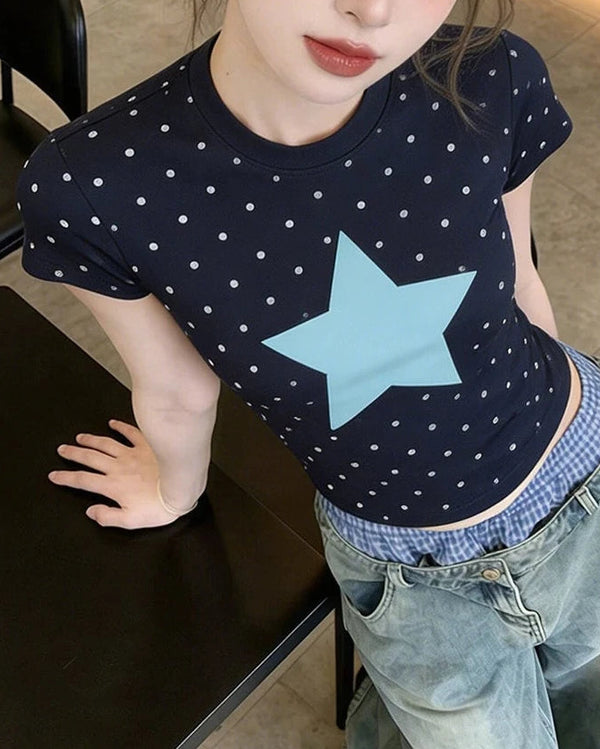 Star Dot Slim Fit Tee