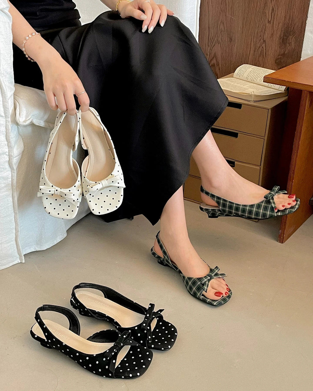 Colette Bow Sandals