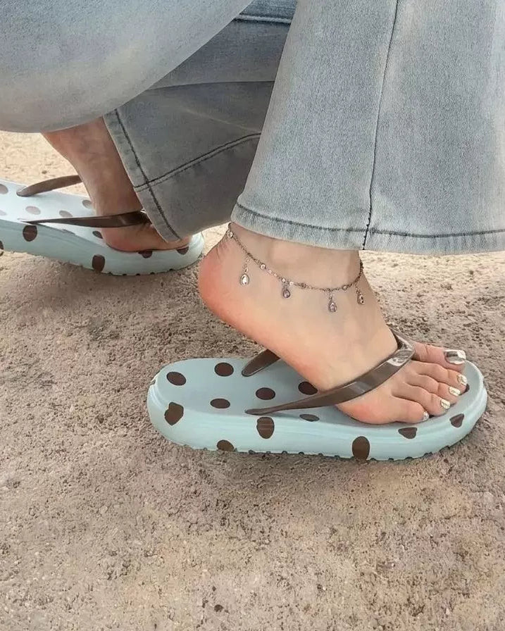 Retro Dot Sandals